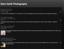 Tablet Screenshot of davegarth.com